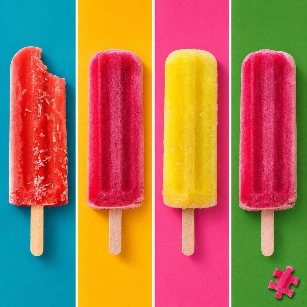 Havana Nights Popsicles Jigsaw Puzzle 1000 Piece Tasty Colorful Summer Art